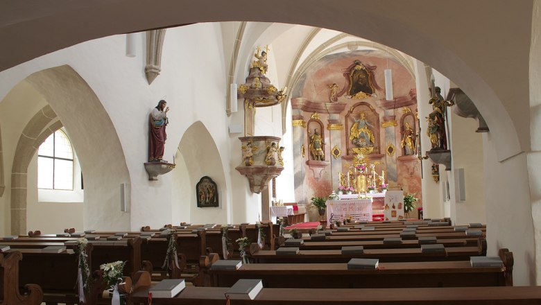 Pfarrkirche Mariae Himmelfahrt Aggsbach Markt, © Kirchen am Fluß