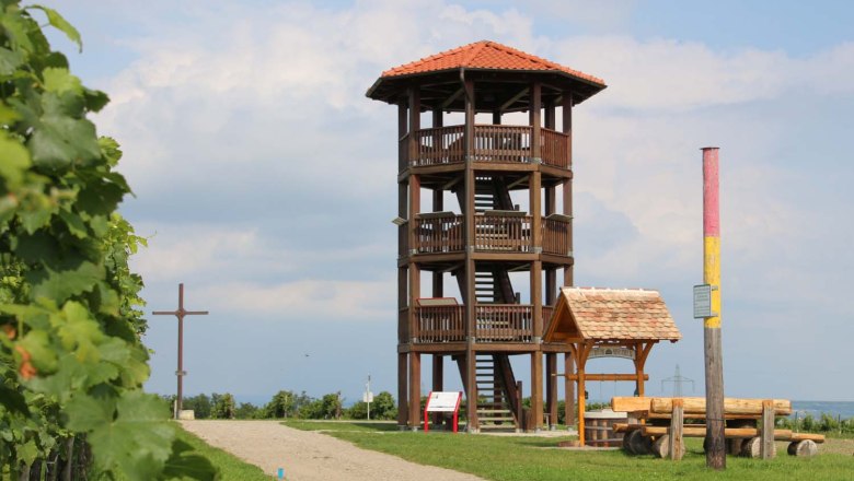 Aussichtsturm am Sandberg in Roseldorf, © Gemeinde Sitzendorf/ Schmida