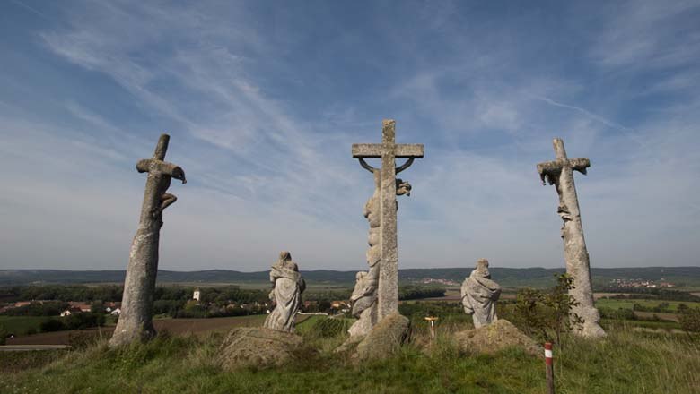 Blick auf Schrattenthal, Waitzendorf und Obermarkersdorf, © Astrid Bartl