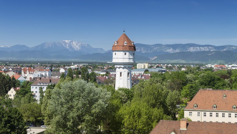 Wiener Neustadt, Wasserturm, © Wiener Alpen, Foto: Franz Zwickl