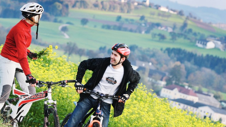 Radfahren bei Euratsfeld, © weinfranz.at