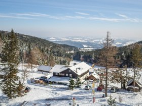 Blick auf die Mönichkirchner Schwaig, © Wiener Alpen, Erlebnisalm Mönichkirchen, Martin Fülöp