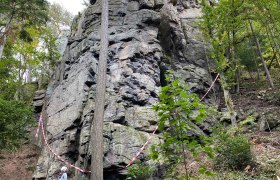 Kletterrouten am Joschi-Felsen, © Bgm. Stefan Seif