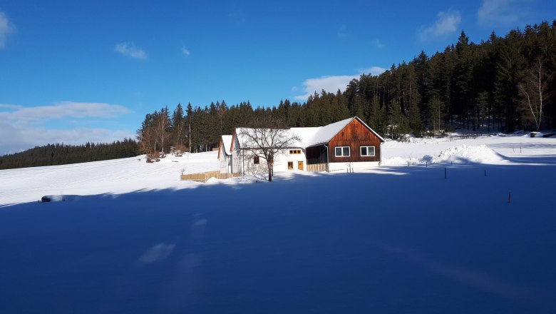 Winteransicht, © Ferienhaus Buxbaum