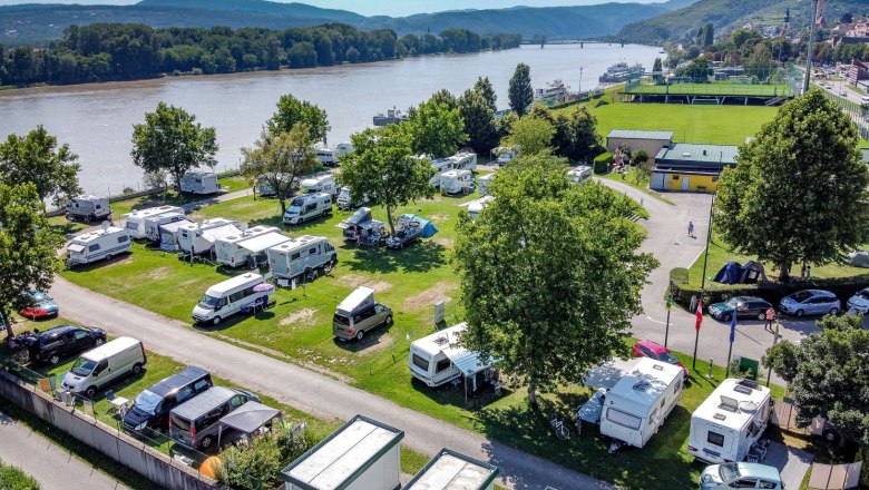 Camping Luftaufnahme, © ÖAMTC Zweigverein Krems