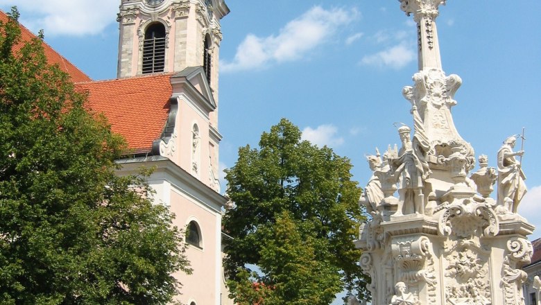 mariensaeule_kirche_03, © Stadtgemeinde Hainburg