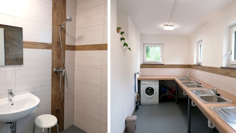 großzügige, moderne Sanitäranlagen, © PielachtalCamping