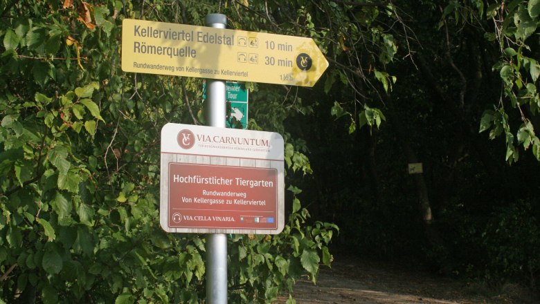 Hörstation Hochfürstlicher Tiergarten, VIA.CARNUNTUM., © Donau Niederösterreich