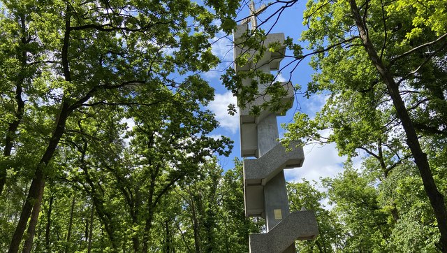 Die herrliche Aussicht entschädigt für die vielen Stufen, © Weinstraße Weinviertel