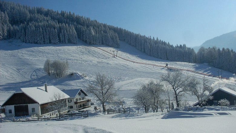 Biohof Moas im Winter, © Familie Buber