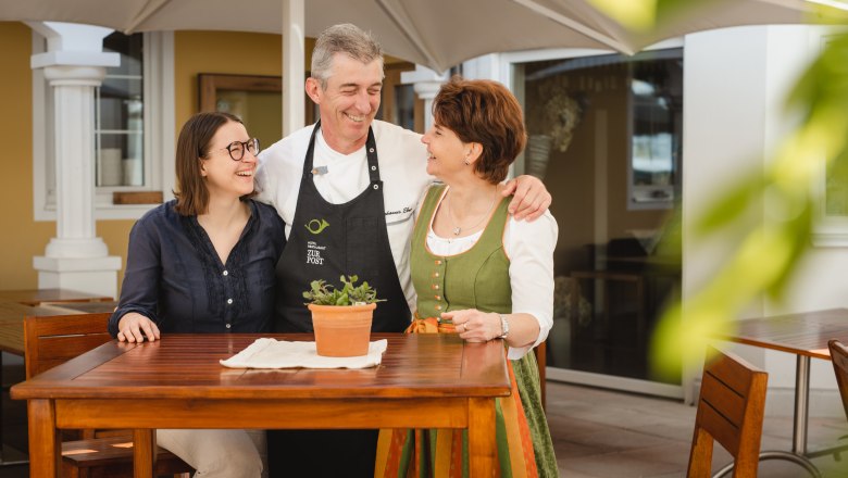 Elisabeth, Johannes und Margarete Ebner, © Niederösterreich Werbung/Daniela Führer