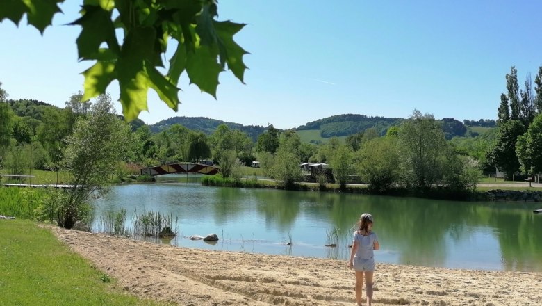 Sandstrand im Pielachtal, © Pielachtal Camping