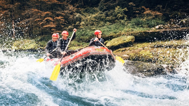 Rafting - ein Highlight!, © Feriengut Moarhof