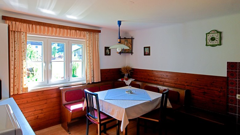 Ferienhaus Eva Deufl - Wohnung Heuboden - Wohnküche, © Ferienhaus Eva Deufl