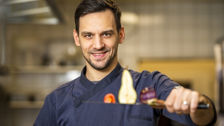 Wolfgang Pillgrab gibt den Takt in der Küche an, © Niederösterreich Werbung/Rita Newman