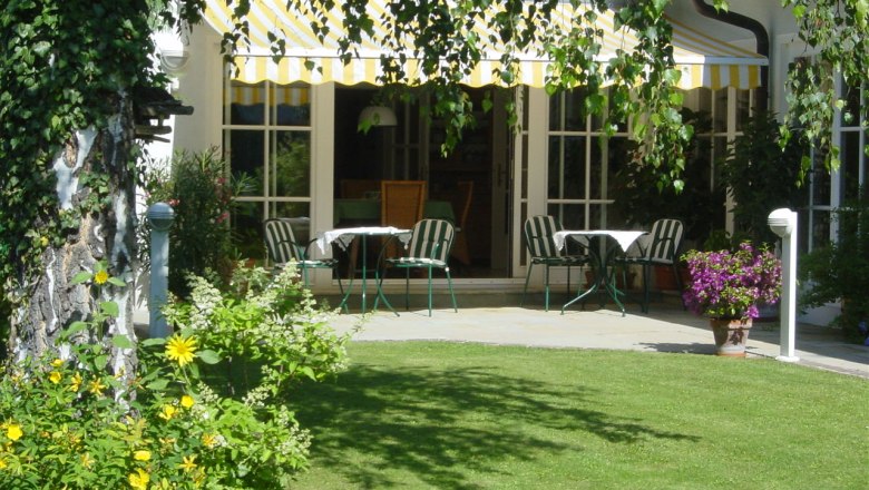 Terrasse, © Gästehaus am Steindl