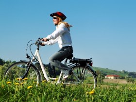 E-Biken an der Moststraße, © weinfranz.at