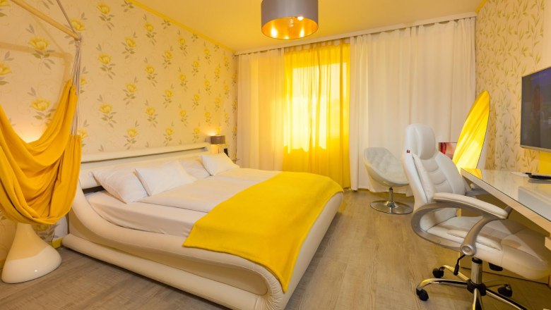 Zimmer Sonne, © Boutiquehotel Freizeit-Tempel