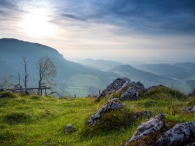 Ausblick Geländehütte Hohe Wand, © Wiener Alpen in Niederösterreich