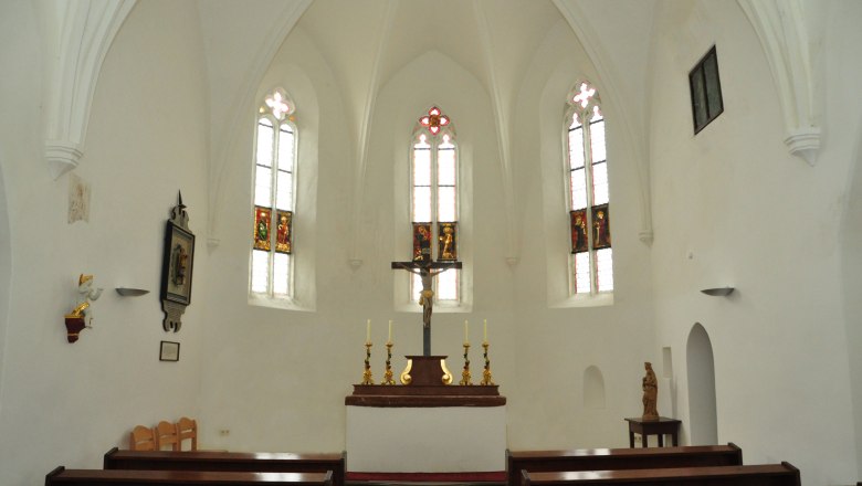 Innenansicht Nikolokirche Holzern, © Gemeinde Krummnußbaum