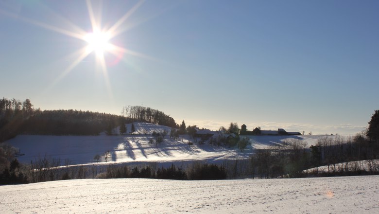 Hof Sonnegg Ansicht Giesshuebl Winter, © Hof Sonnegg