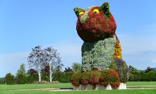 Blumenskulptur "Praskatz", © Praskac