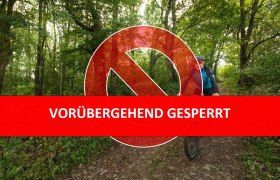 MTB Strecke gesperrt, © Wienerwald