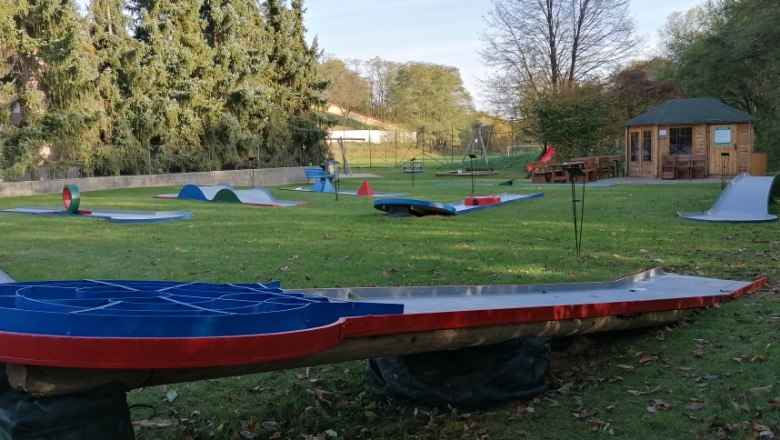 Minigolfplatz (Ansicht Richtung Osten), © USV Kainreith/Walkenstein