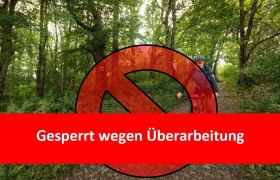 Sperre wegen Überschwemmungen und Sturmschäden, © Wienerwald