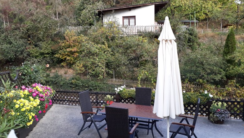 Terrasse bei Familie Lindenhofer, © Familie Lindenhofer