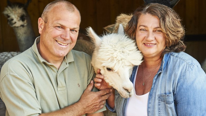 Doris und Michael Weyrer, Alpakaerlebnis Marchfeldmühle, © Alpakaerlebnis Marchfeldmühle