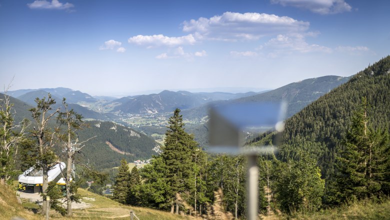 Blickplatz Edelweißhütte Schneeberg, © Wiener Alpen, Foto: Franz Zwickl