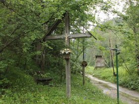 Wegkreuz Eingang Schaftersbachweg, © Anton Knoll