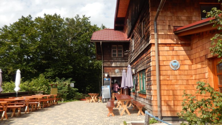 Hauptansicht der Kaiserkogelhütte, © ÖTK Eschenau