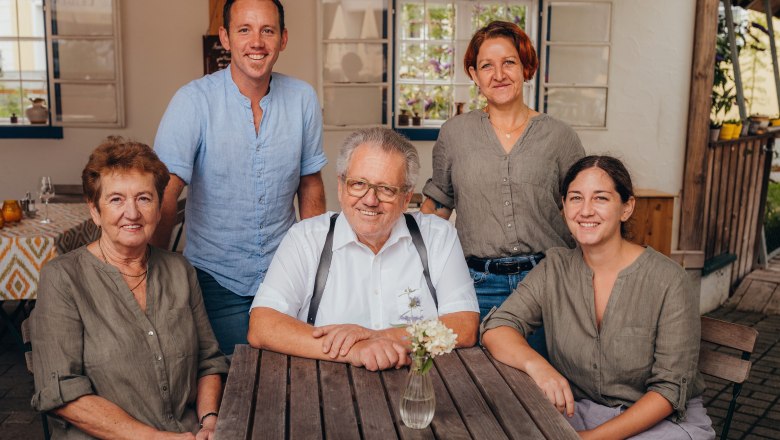 Anton, Cäcilia, Kerstin & Markus Bürgmayr-Posseth, Bernadette Fellner, © Niederösterreich Werbung/Daniela Führer