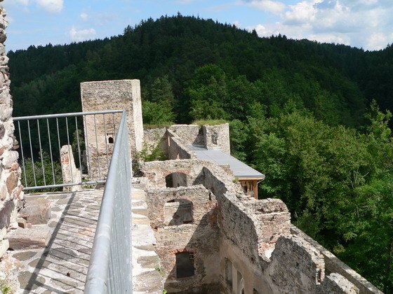 Blick vom Bergfried, © Johann Müllner