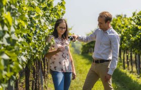 Vanessa Ettenauer und Fabian Heistinger, © Weinbau Viti