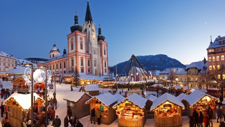 Basilika Mariazell mit Mariazeller Advent, © TV Hochsteiermark