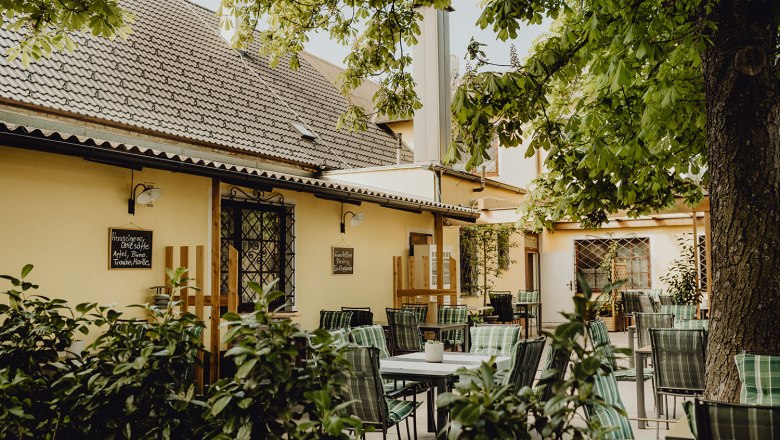 Gasthaus mit Gästehaus in Wulzeshofen, © Niederösterreich Werbung/Sophie Menegaldo