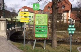 Radstartplatz-Tafel Kirchberg, © ©Wiener Alpen