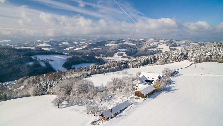 Der Wachahof im Winter, © Wachahof