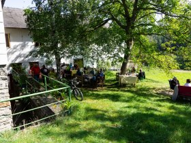 Gasthaus Schilling Gastgarten, © Gottfried Grossinger