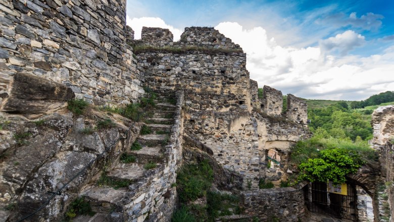 Abgang von Rundgang, © Verein zur Erhaltung der Burgruine Senftenberg