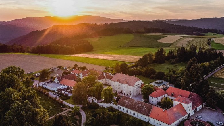 Das Schloss Gurhof von oben, © Birgit Pisec