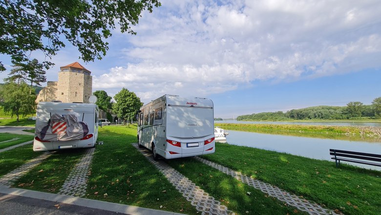 Jon Fosse Platz Donauparkplatz, © Stadtgemeinde Hainburg/Donau