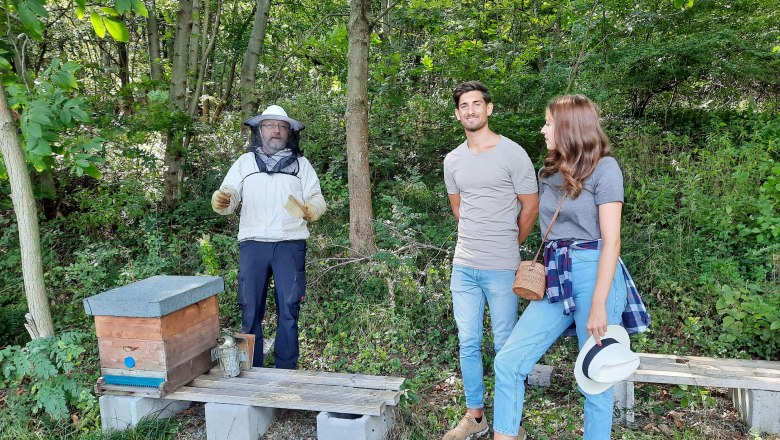 Besuch beim Bienenstock, pickert & gschmiert Honig-Nuss-Veredelung, © Donau Niederösterreich, Neubauer