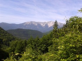 Blick von der Kaiserbenwiese zum Schneeberg, © Wiener Alpen in Niederösterreich - Schneeberg Hohe Wand