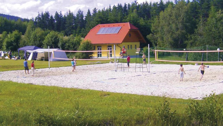 Beachvolleyballanlage beim Campingplatz St. Martin, © Marktgemeinde St. Martin