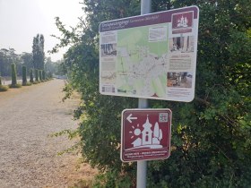 Ortsspaziergang Petronell-Carnuntum, Leitsystem, © Donau Niederösterreich, Wagner