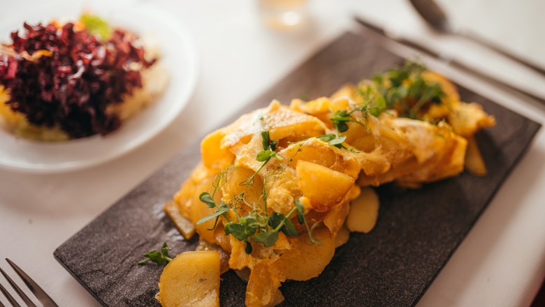 Geröstete Waldviertler Erdäpfelknödel, © Niederösterreich Werbung/Daniela Führer